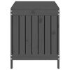 vidaXL Κουτί Αποθήκευσης Κήπου Γκρι 115x49x60 εκ από Μασίφ Ξύλο Πεύκου