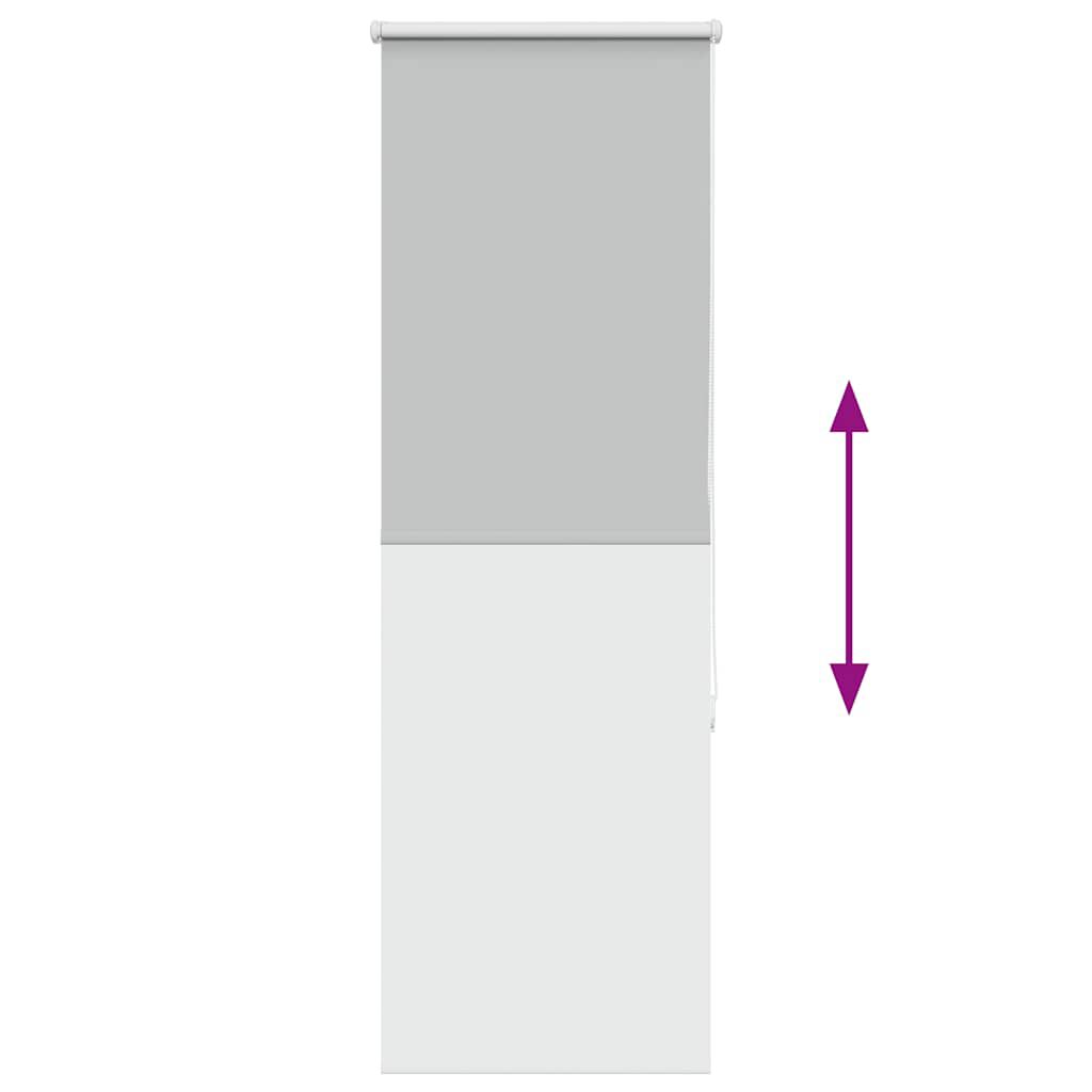 vidaXL Ρολέρ Μπλακάουτ ανοιχτό γκρι 40x130 cm Πλάτος υφάσματος 35,7cm
