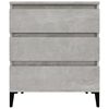 vidaXL Ντουλάπι Γκρι Σκυροδέματος 60x35x70 εκ. Επεξεργασμένο Ξύλο