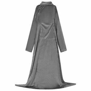 vidaXL Φούτερ-κουβέρτα Σκούρο Γκρι Φανέλα