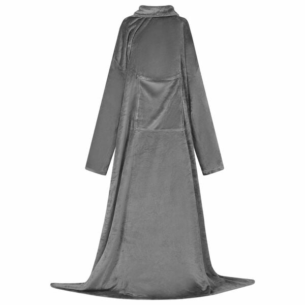 vidaXL Φούτερ-κουβέρτα Σκούρο Γκρι Φανέλα