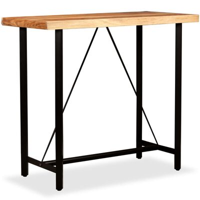 vidaXL Τραπέζι Μπαρ 120 x 60 x 107 εκ. από Μασίφ Ξύλο Ακακίας