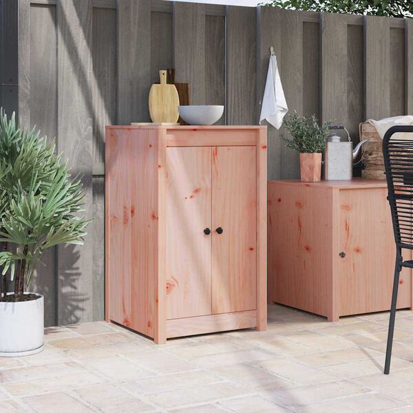 vidaXL Πόρτα κουζίνας Καφέ 50 x 9 x 82 εκ ξύλο duglasias