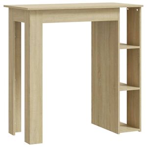 vidaXL &Tau;&rho;&alpha;&pi;έ&zeta;&iota; &Kappa;&omicron;&nu;&sigma;ό&lambda;&alpha; &mu;&epsilon; &Rho;ά&phi;&iota; Sonoma &Delta;&rho;&upsilon;&sigmaf; 102x50x103,5&epsilon;&kappa; &Epsilon;&pi;&epsilon;&xi;. &Xi;ύ&lambda;&omicron;