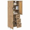 vidaXL Highboard Artisan Oak 69,5 x 34 x 180 &epsilon;&kappa;. &Epsilon;&pi;&epsilon;&xi;&epsilon;&rho;&gamma;&alpha;&sigma;&mu;έ&nu;&omicron; &xi;ύ&lambda;&omicron;