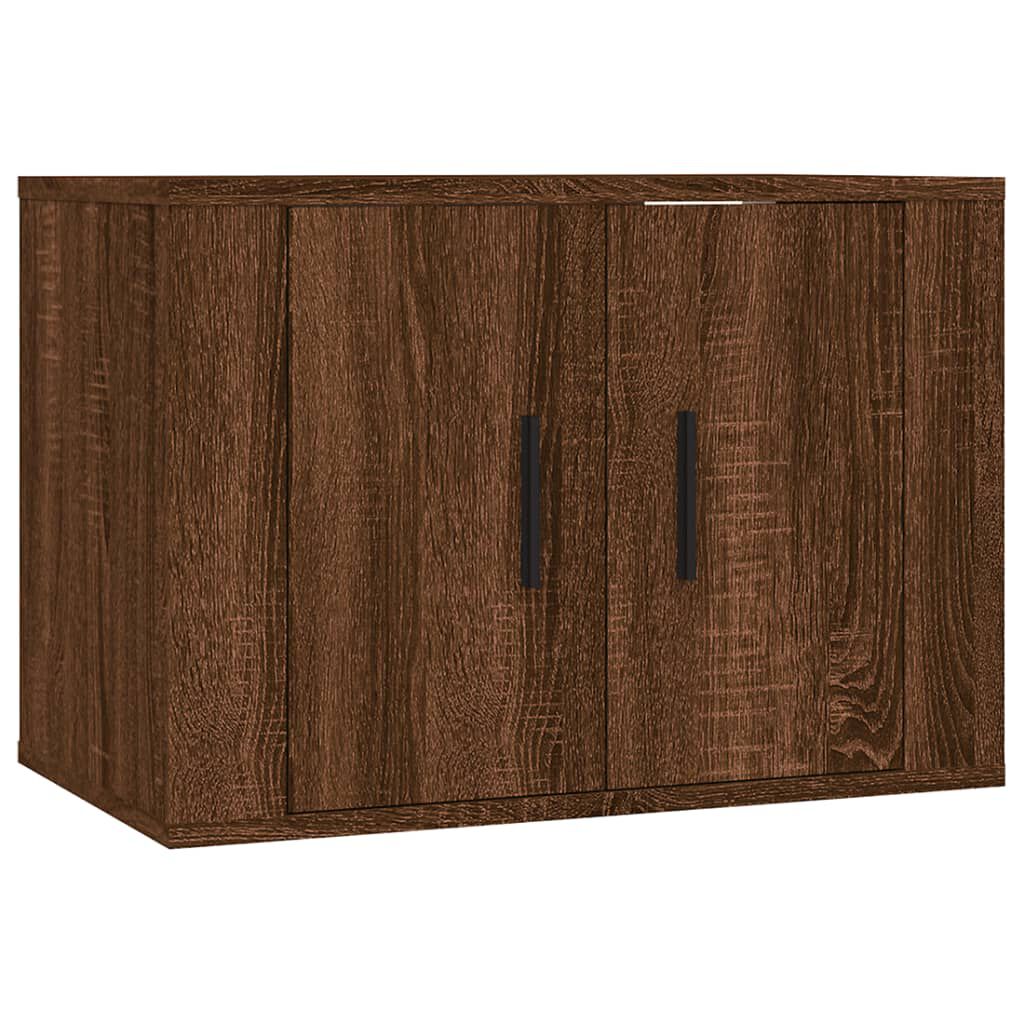 vidaXL Έπιπλο Τηλεόρασης Επιτοίχιο Καφέ Δρυς 57x34,5x40 εκ.