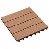 vidaXL &Pi;&lambda;ά&kappa;&alpha; &Kappa;&alpha;&tau;&alpha;&sigma;&kappa;&epsilon;&upsilon;ή&sigmaf; 11 &tau;&mu;&chi;. &Xi;ύ&lambda;&omicron; teak 30 x 30 cm WPC