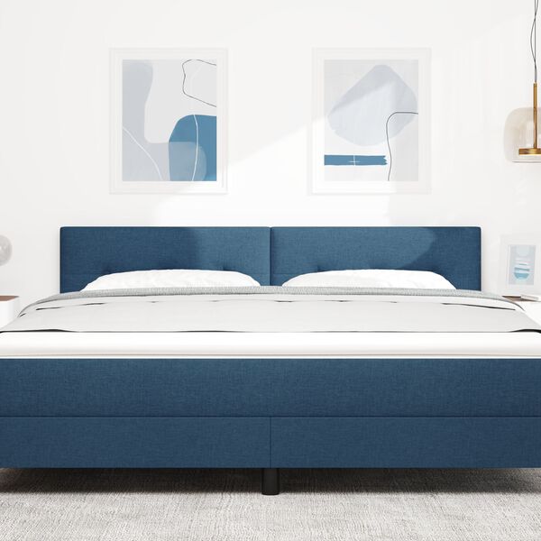 vidaXL Κεφαλάρι με κεφαλάρι Μπλε 180 cm ύφασμα