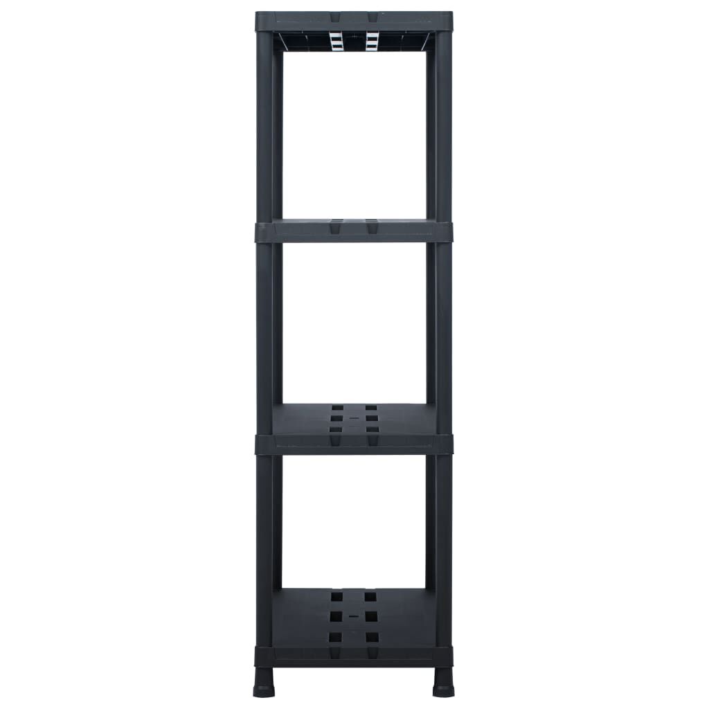 vidaXL Ραφιέρα Μαύρη 220 κ. 90 x 40 x 138 εκ. Πλαστική