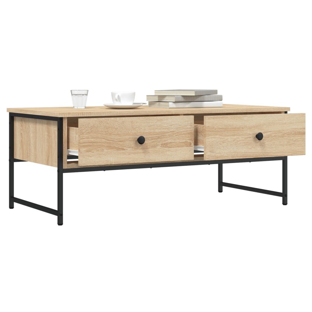 vidaXL Τραπεζάκι Σαλονιού Sonoma Δρυς 101x49x39,5 εκ.