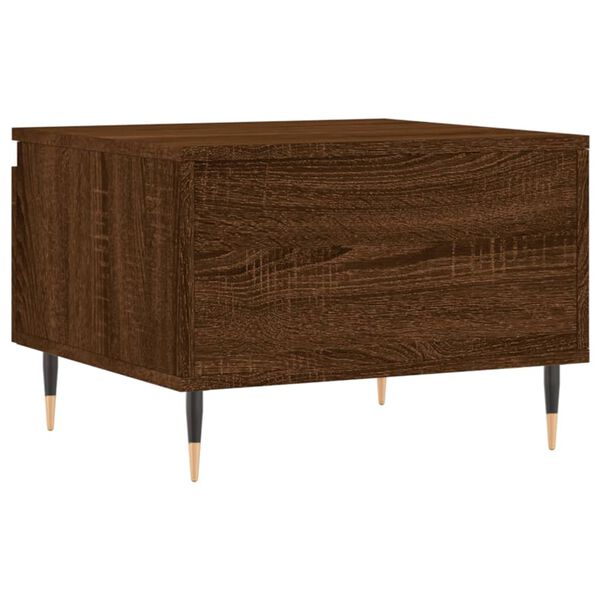 vidaXL Τραπεζάκια Σαλονιού 2 τεμ. Καφέ Δρυς 50x46x35 εκ. Επεξ. Ξύλο