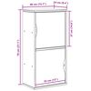 vidaXL Βοηθητικό Ντουλάπι ODDA 40x24x79 εκ. από Μασίφ Ξύλο Πεύκου