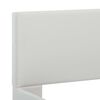 vidaXL Πλαίσιο Κρεβατιού με LED Λευκό 90 x 200 εκ. Συνθετικό Δέρμα