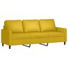 vidaXL Σαλόνι Σετ 4 Τεμαχίων Κίτρινο από Βελούδο