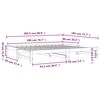 vidaXL Καναπές Κρεβάτι Συρόμενος 2x(90x200) εκ. από Μασίφ Ξύλο Πεύκου
