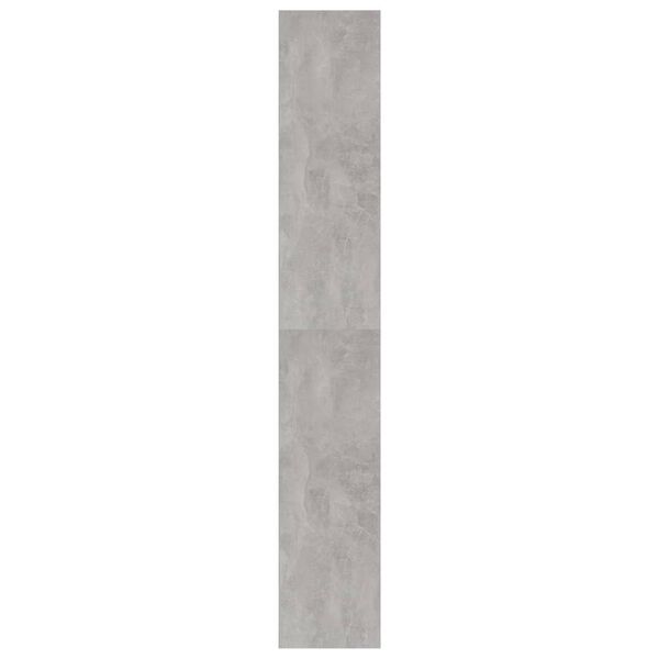 vidaXL Βιβλιοθήκη Γκρι του Σκυροδέματος 40x30x189 εκ. από Επεξ. Ξύλο