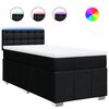 vidaXL &Kappa;&rho;&epsilon;&beta;ά&tau;&iota; Boxspring &mu;&epsilon; &Sigma;&tau;&rho;ώ&mu;&alpha; &Mu;&alpha;ύ&rho;&omicron; 90x190 &epsilon;&kappa;.&Upsilon;&phi;&alpha;&sigma;&mu;ά&tau;&iota;&nu;&omicron;