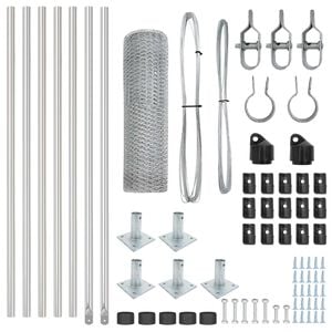 vidaXL &Sigma;&tau;ύ&lambda;&omicron;&sigmaf; &Pi;&epsilon;&rho;&iota;&phi;&rho;ά&xi;&epsilon;&omega;&nu; &Alpha;&sigma;&eta;&mu;ί 10 x 0,6 &mu; (25 &chi;&lambda;&sigma;&tau;. &pi;&lambda;έ&gamma;&mu;&alpha;) &Alpha;&tau;&sigma;ά&lambda;&iota;