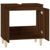 vidaXL Ντουλάπι Νιπτήρα Καφέ Δρυς 58x33x60 εκ. Επεξεργασμένο Ξύλο