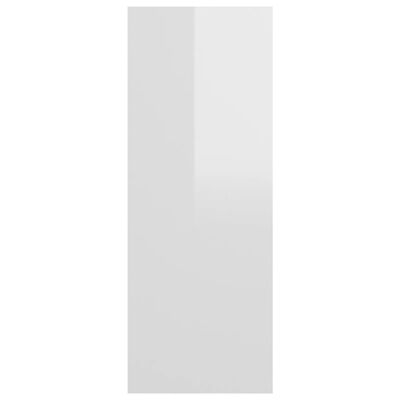 vidaXL Τραπεζάκι Κονσόλα Γυαλιστερό Λευκό 78 x 30 x 80 εκ. Μοριοσανίδα