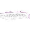 vidaXL Στρώμα με Pocket Springs Μεσαία Σκληρότητα 140x200 εκ.