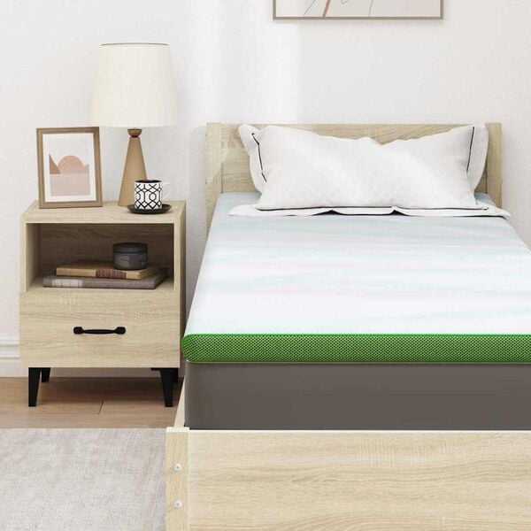 vidaXL Στρώματα Λευκό και Πράσινο 70 x 200 cm