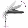 vidaXL Ομπρέλα Cantilever Banana Ανθρακί 249 x 249 x 250 εκ.