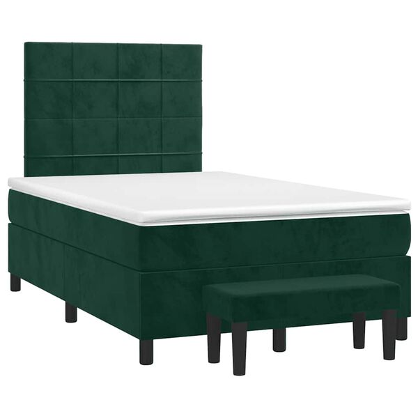 vidaXL &Kappa;&rho;&epsilon;&beta;ά&tau;&iota; Boxspring &mu;&epsilon; &Sigma;&tau;&rho;ώ&mu;&alpha; &Sigma;&kappa;&omicron;ύ&rho;&omicron; &Pi;&rho;ά&sigma;&iota;&nu;&omicron; 120x200&epsilon;&kappa;. &Beta;&epsilon;&lambda;&omicron;ύ&delta;&iota;&nu;&omicron;