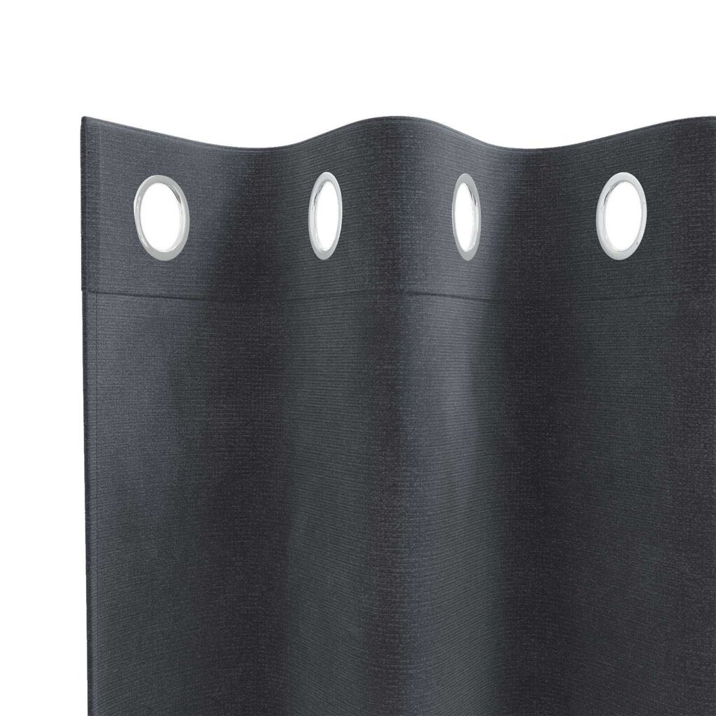 vidaXL Κουρτίνες με κουρτίνες 2 pcs Ανοιχτό γκρι 140 x 175 cm Βελούδο