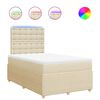 vidaXL &Kappa;&rho;&epsilon;&beta;ά&tau;&iota; Boxspring &mu;&epsilon; &Sigma;&tau;&rho;ώ&mu;&alpha; &Kappa;&rho;&epsilon;&mu; 120x200 &epsilon;&kappa;. &Upsilon;&phi;&alpha;&sigma;&mu;ά&tau;&iota;&nu;&omicron;