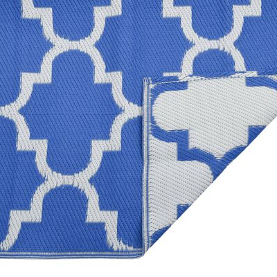 vidaXL Χαλί εξωτερικού χώρου ARAKIL μπλε 80x150 cm PP