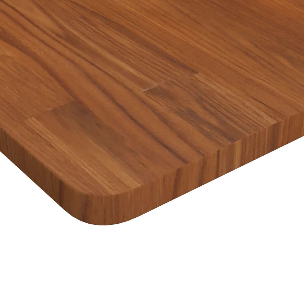 vidaXL Πάγκος Εργασίας Ορθογώνιος 100x60x(71,5-98) εκ Μασίφ Ξύλο Δρυός