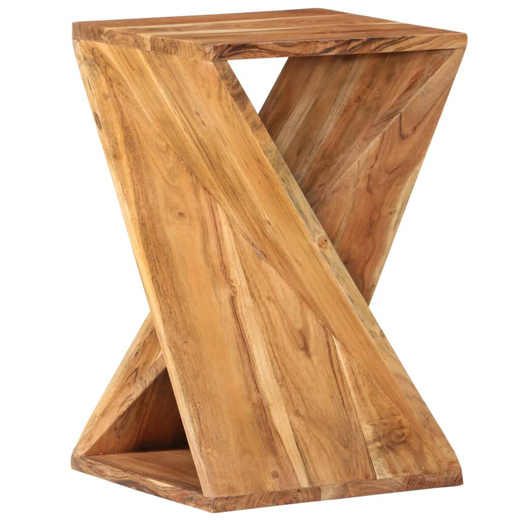 vidaXL Τραπεζάκι Βοηθητικό 35 x 35 x 55εκ. από Μασίφ Ξύλο Ακακίας