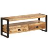 vidaXL Έπιπλο Τηλεόρασης 120 x 35 x 45 εκ. από Μασίφ Ξύλο Μάνγκο