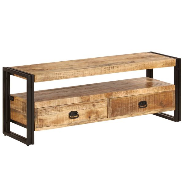 vidaXL Έπιπλο Τηλεόρασης 120 x 35 x 45 εκ. από Μασίφ Ξύλο Μάνγκο