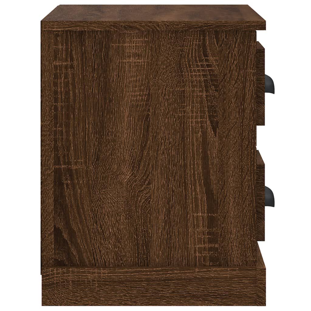 vidaXL Κομοδίνο Καφέ Δρυς 60 x 35,5 x 45 εκ.