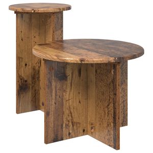 vidaXL &Sigma;&epsilon;&tau; &beta;&omicron;&eta;&theta;&eta;&tau;&iota;&kappa;ά &tau;&rho;&alpha;&pi;&epsilon;&zeta;ά&kappa;&iota;&alpha; &mu;&epsilon; &alpha;&pi;&omicron;&theta;ή&kappa;&epsilon;&upsilon;&sigma;&eta; 2 pcs &Pi;&alpha;&lambda;&alpha;&iota;&omega;&mu;έ&nu;&omicron; &xi;ύ&lambda;&omicron;