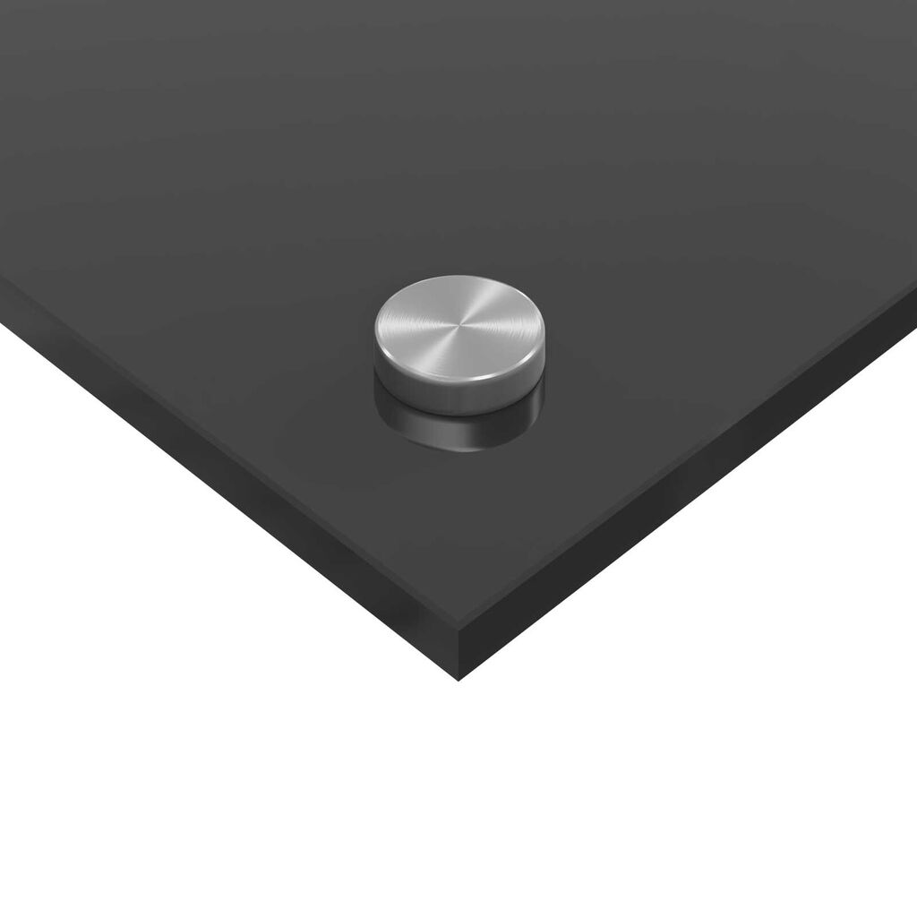 vidaXL Κουζίνα Πίσω τοίχος Σκούρο γκρι 110x50x0,6 εκ Γυαλί Tempered