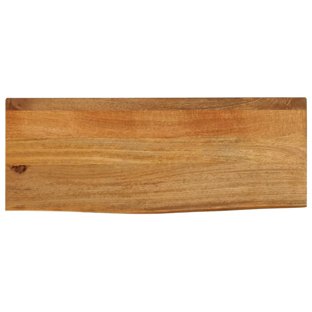 vidaXL Επιφάνεια Τραπεζιού 70x20x3,8 εκ. Live Edge Μασίφ Ξύλο Μάνγκο