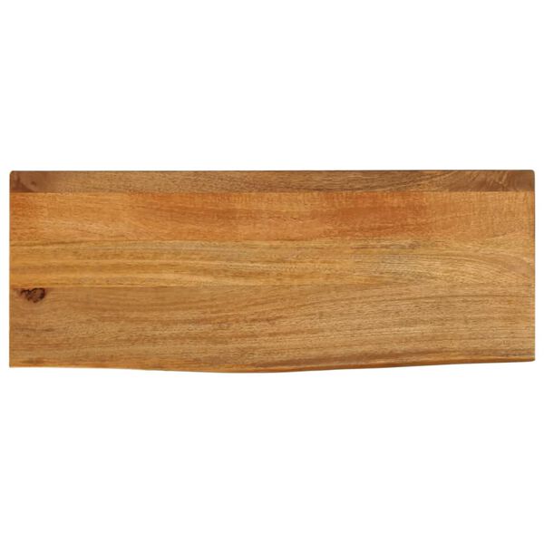 vidaXL Επιφάνεια Τραπεζιού 70x20x3,8 εκ. Live Edge Μασίφ Ξύλο Μάνγκο