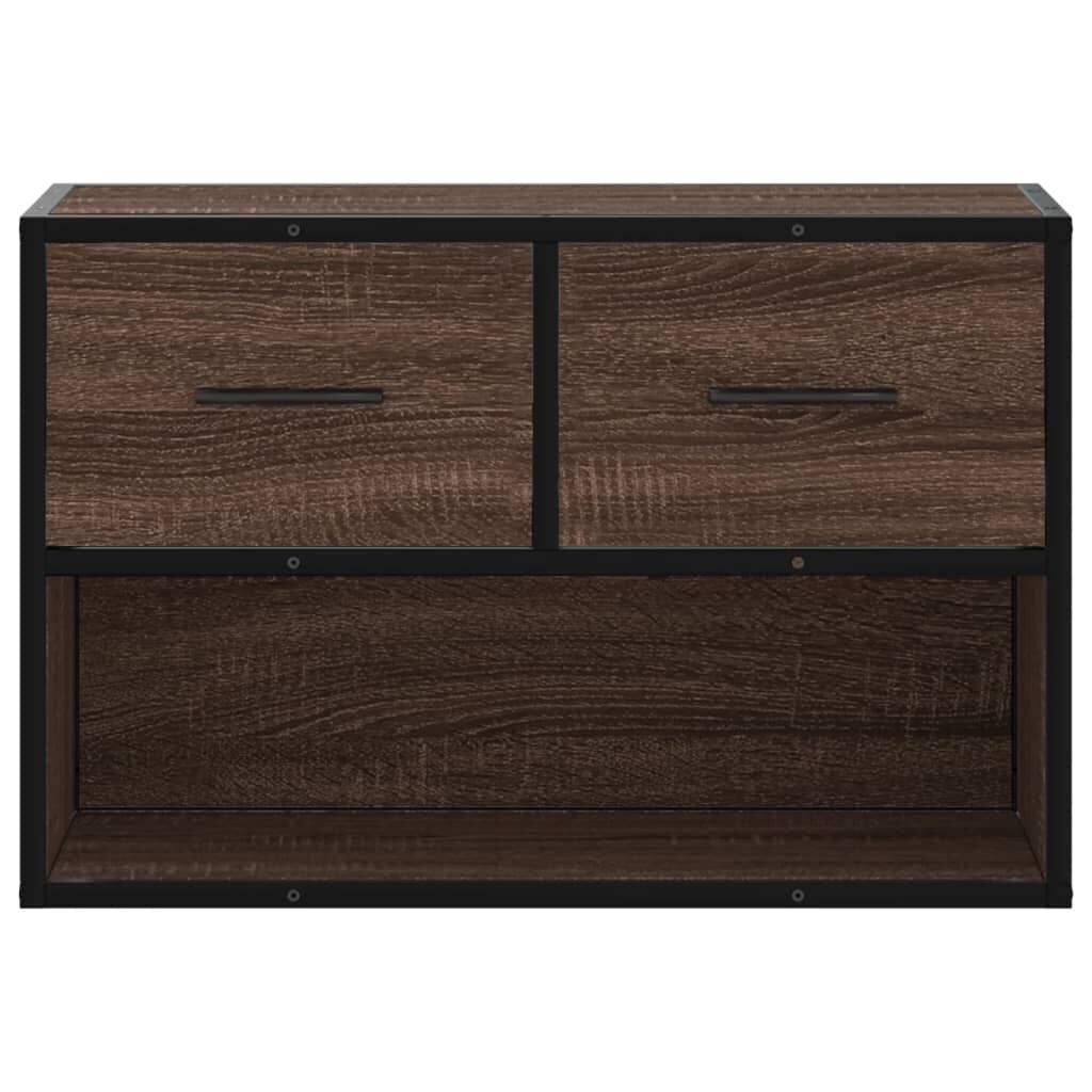 vidaXL Έπιπλο Τηλεόρασης Καφέ Δρυς 60x31x39,5 εκ. Επεξεργασμένο Ξύλο