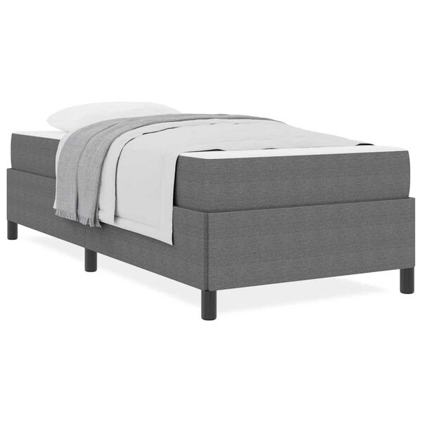 vidaXL Σκελετός Κρεβατιού Ανοιχτό γκρι 90 x 200 cm Βελούδο