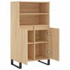 vidaXL Ντουλάπι Sonoma Δρυς 60 x 36 x 110 εκ. από Επεξεργασμένο Ξύλο