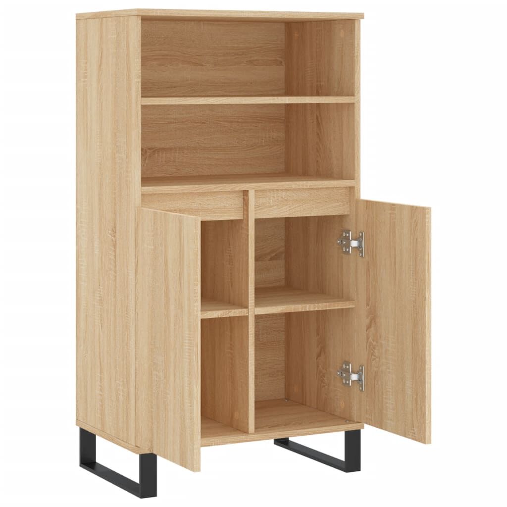 vidaXL Ντουλάπι Sonoma Δρυς 60 x 36 x 110 εκ. από Επεξεργασμένο Ξύλο