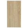 vidaXL Τραπέζι Βοηθητικό Sonoma Δρυς 50 x 26 x 50 εκ. από Επεξ. Ξύλο