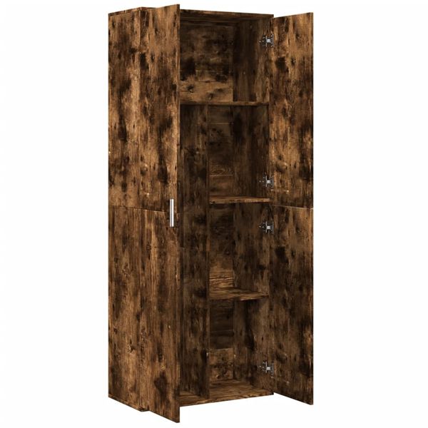 vidaXL Ντουλάπα Καπνιστή Δρυς 70x35x180 εκ. από Επεξεργασμένο Ξύλο