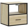 vidaXL Επίτοιχα κομοδίνα 2 τεμάχια Sonoma Oak 40x31x39,5 cm