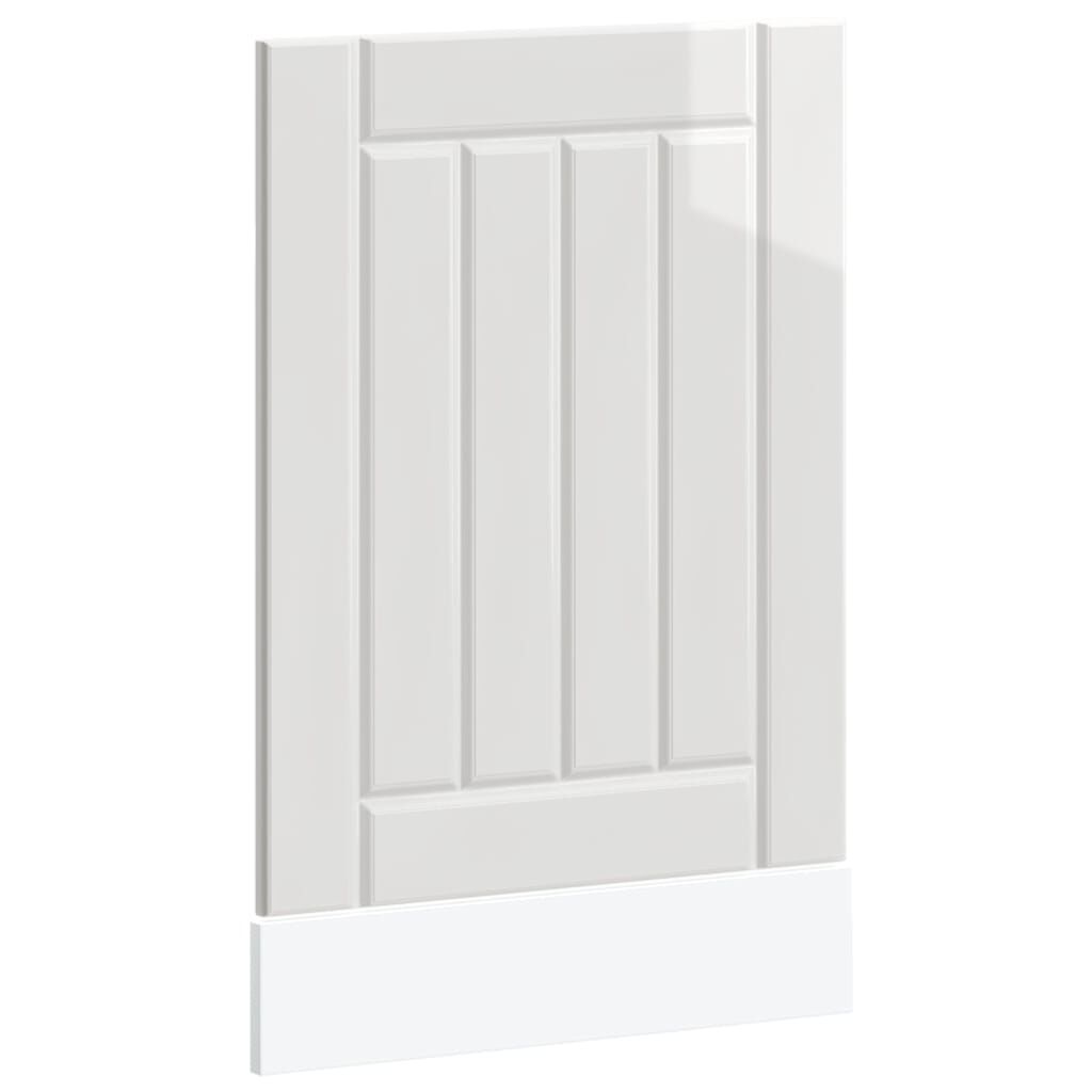 vidaXL Πίνακας πλυντηρίου πιάτων "Lucca" High Gloss White