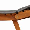 vidaXL Ξαπλώστρα 2 pcs Γκρι 184 x 55 x 64 εκ Μασίφ ξύλο ακακίας