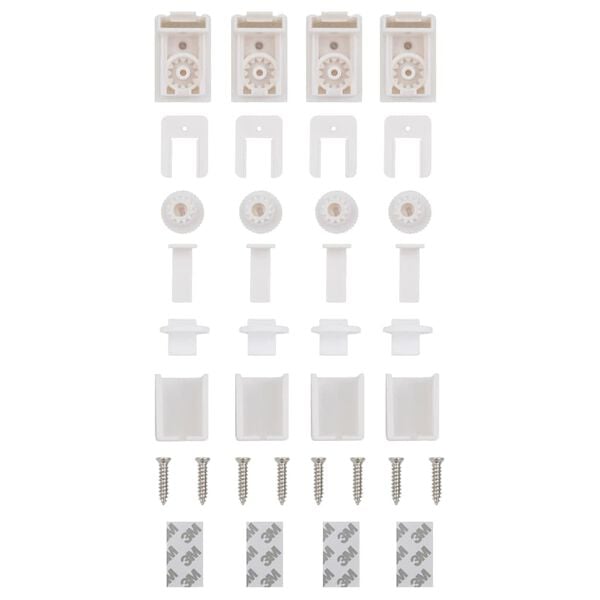 vidaXL Πλισέ περσίδα Ανθρακί 50x200 cm Πλάτος υφάσματος 49,4 cm